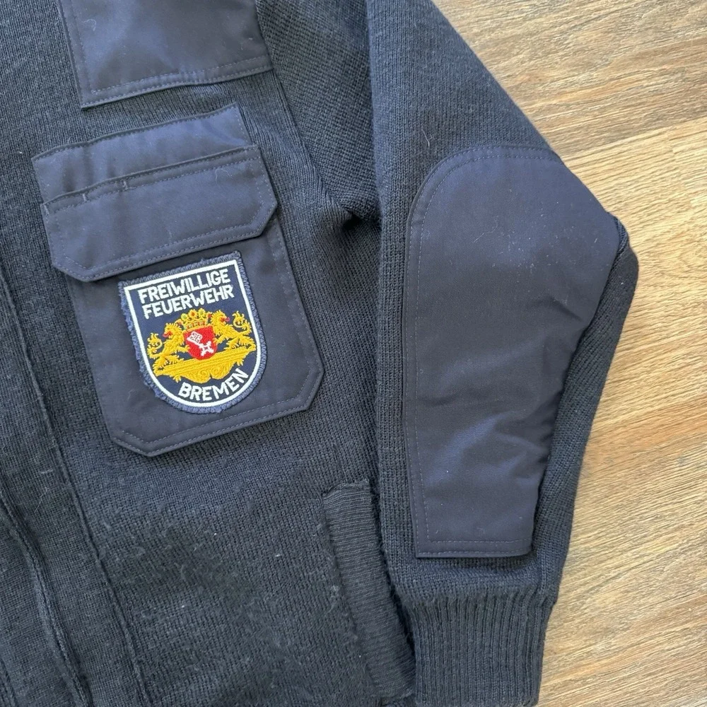 Freiwillige Feuerwehr Bremen‎ VTG Style Commando Sweater Jacket Sz 48 Germany